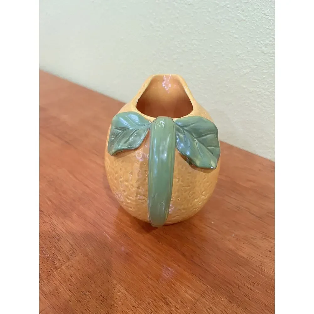 Vintage Ceramic Lemon Shaped Pitcher